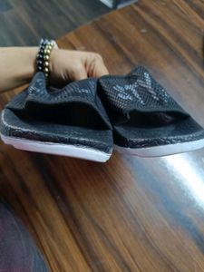 Black &#39;Style&#39; Slides - Size 9