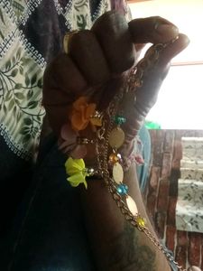 Floral Charm Bracelet