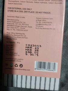 Dot &amp; Key Skincare Watermelon cooling Sunscreen SPF 50 PA +++