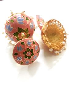 Meenakari Jhumka Earrings - BRAND NEW