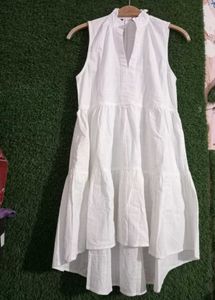 White Up Down Tunic For Women