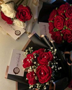 Crochet Rose Bouquet