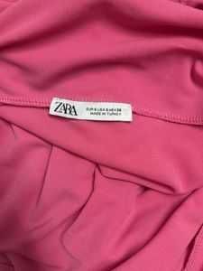 ZARA Strappy Pink Top Small Size