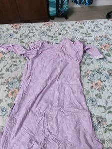 Lavender Kurta Set