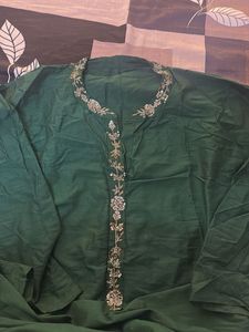 Green Kurta Only