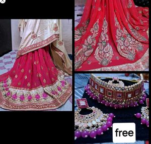 Buy 2Saree GetFree Beautiful Necklace