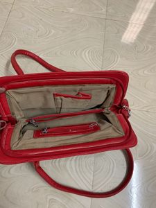 Red Colour Handbag