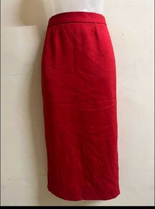 Red Formal Skirt