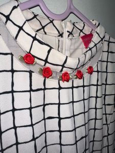 Kids Checkered Romper - Size 38