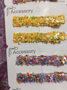 4 Korean Hair Clips -2 pairs