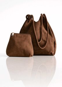Brown Handbag &amp; Pouch