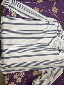 Stripped White Shirt (Formal)