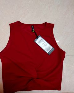 stylish crop twisted Top