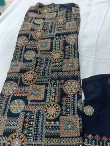 Elegant Embroidered Dress Material(No Discount)