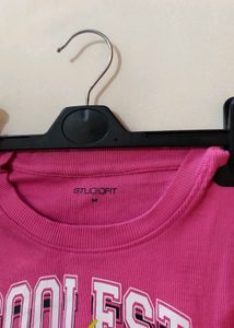 Pink Crop Top