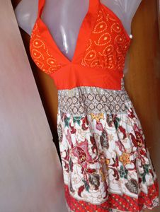 Halter Sundress with Floral Print