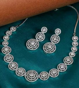 Elegant Crystal Necklace & Earring Set
