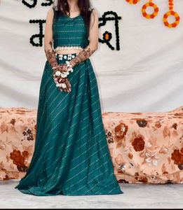 Green Lehenga For Women