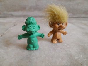 Vintage Troll Dolls (x2)