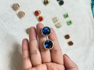 Beautiful Real Stone Stud Earring