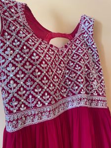 Without Tupatta & Paijama ,mirror Work Anarkali