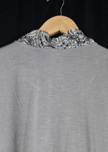 Max Women Grey Top | Bust 38 Lenght 25