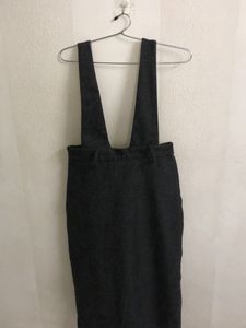 A Black MIDI Dress