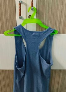 LADIES BLUE SPORTS TOP