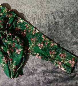 Floral Ruffle Top