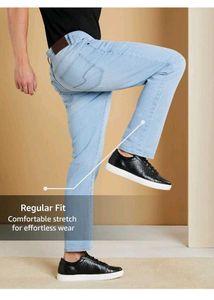 Light Wash Denim Jeans