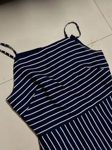 Navy Blue Slip Dress