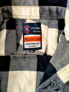 Black And White Square Printed Shirt