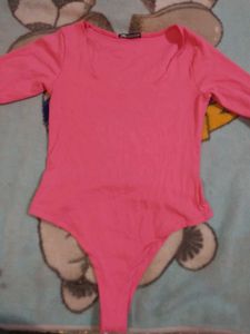 Pink Bodysuit - Size L