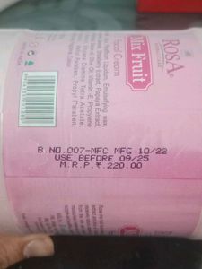 ROSA HERBAL CARE MIXFRUIT FACIAL CREAME