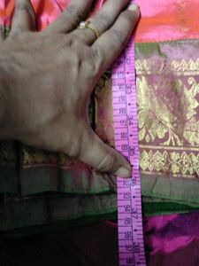 Orange &amp; Purple Embroidered Dress