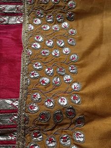 Yellow Gota Pati Saree