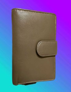 Leather Snap Closure Wallet