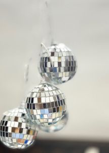 Disco Christmas Ball Ornaments (Set of 4)