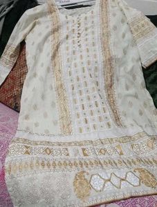 elegant printed Pakistani kurti