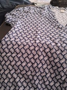 Leaf Print Top