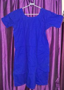 SIMPLE DARK BLUE KURTI