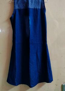 Denim Dress For Girls