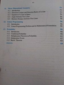 Mathematics NCERT Class XII
