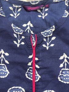 A Beautiful Indigo Blue Kurta