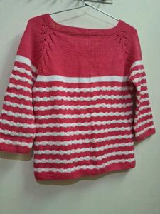 Striped Knitted Cardigan