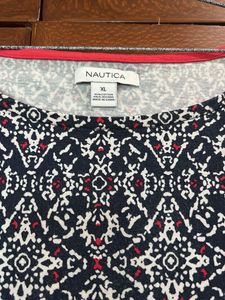 Nautica Women Patterned Casual Dress