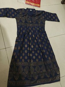 Elegant Navy Blue Kurta