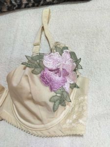 Floral Detail Bra