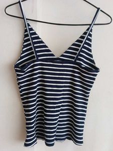 Striped V-Neck Tank Top