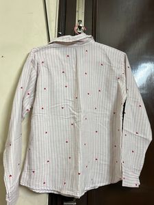 Cute Heart Print Shirt